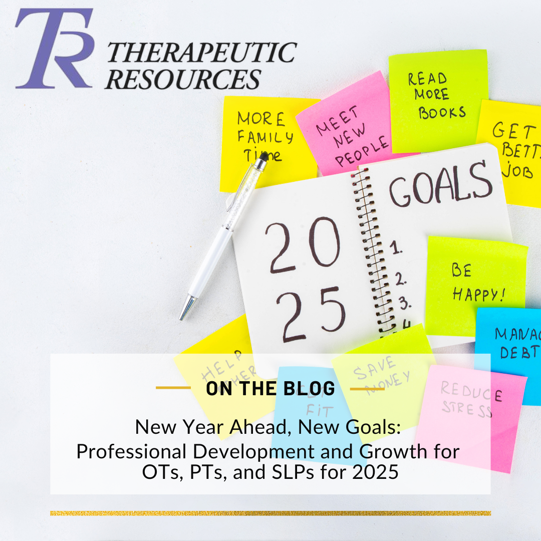 New Year Ahead, New Goals: Professional Development and Growth for OTs, PTs, and SLPs for 2025 Image